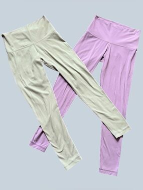 Aritzia TNA BUTTER *2 for 1* Leggings in Sage Green and Lavender Workout Casual